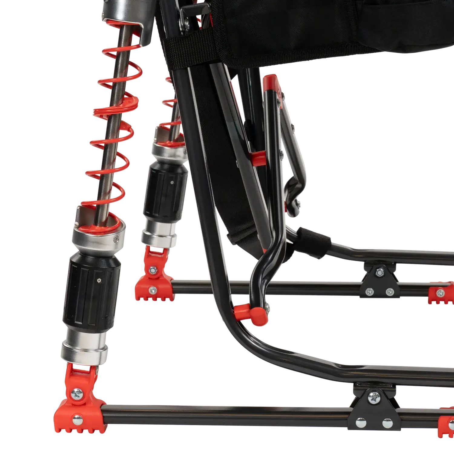 Patented Spring-Action Adjustable Rocker - NASCAR - Choice 899 - Heavy-Duty Kickback Rocker with Beverage Holder Detail