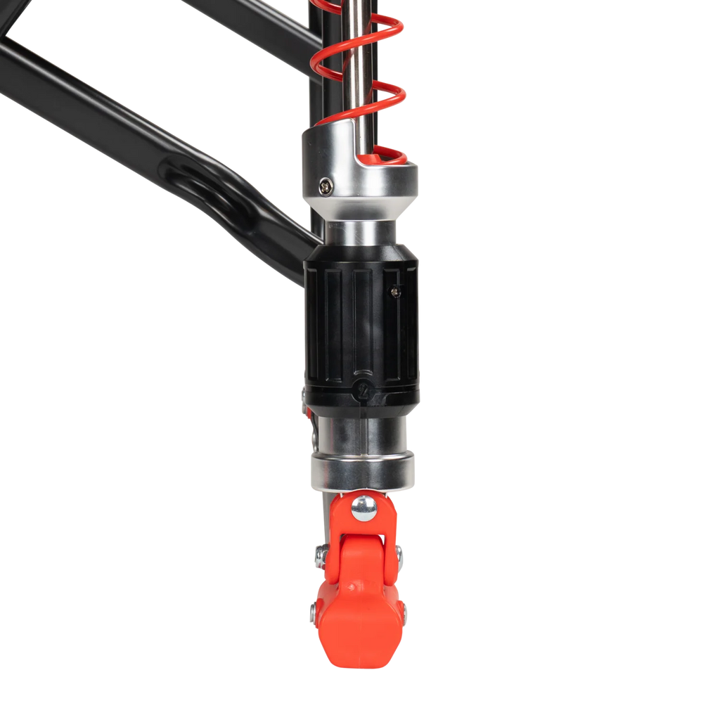 Patented Spring-Action Adjustable Rocker - NASCAR - Choice 899 - Heavy-Duty Kickback Rocker with Beverage Holder Detail