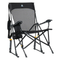 Heavy-Duty Freestyle BreezeRocker - Choice 504 - Patented Spring-Action Rocking Chair for Camping - Black