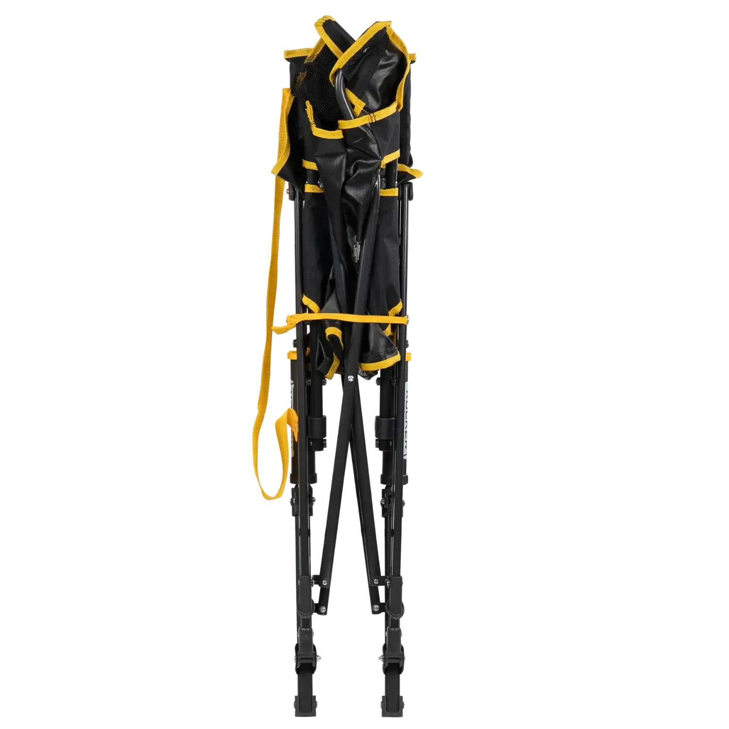 Premium All-Weather College Comfort Pro Rocker - Iowa Hawkeyes - Choice 249 - Heavy-Duty Kickback Rocker with Beverage Holder Detail