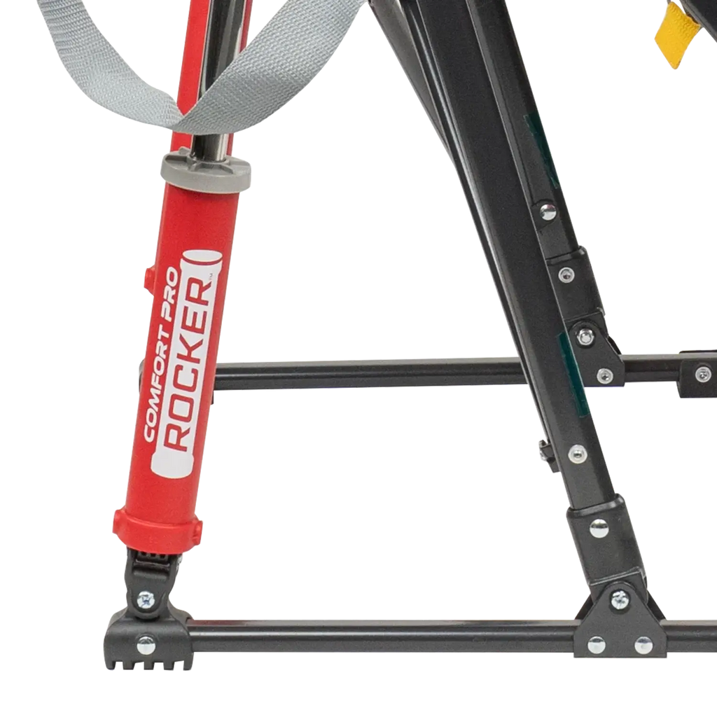 Premium All-Weather College Comfort Pro Rocker - Ohio State Buckeyes - Choice 676 - Heavy-Duty Kickback Rocker with Beverage Holder Detail