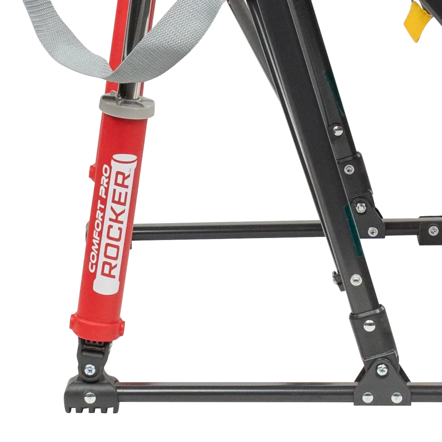 Premium All-Weather College Comfort Pro Rocker - Ohio State Buckeyes - Choice 676 - Heavy-Duty Kickback Rocker with Beverage Holder Detail