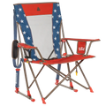 Patented Spring-Action Comfort Pro Rocker - USA Anniversary Deluxe - Choice 424 - Heavy-Duty Kickback Rocker with Beverage Holder - Default Title