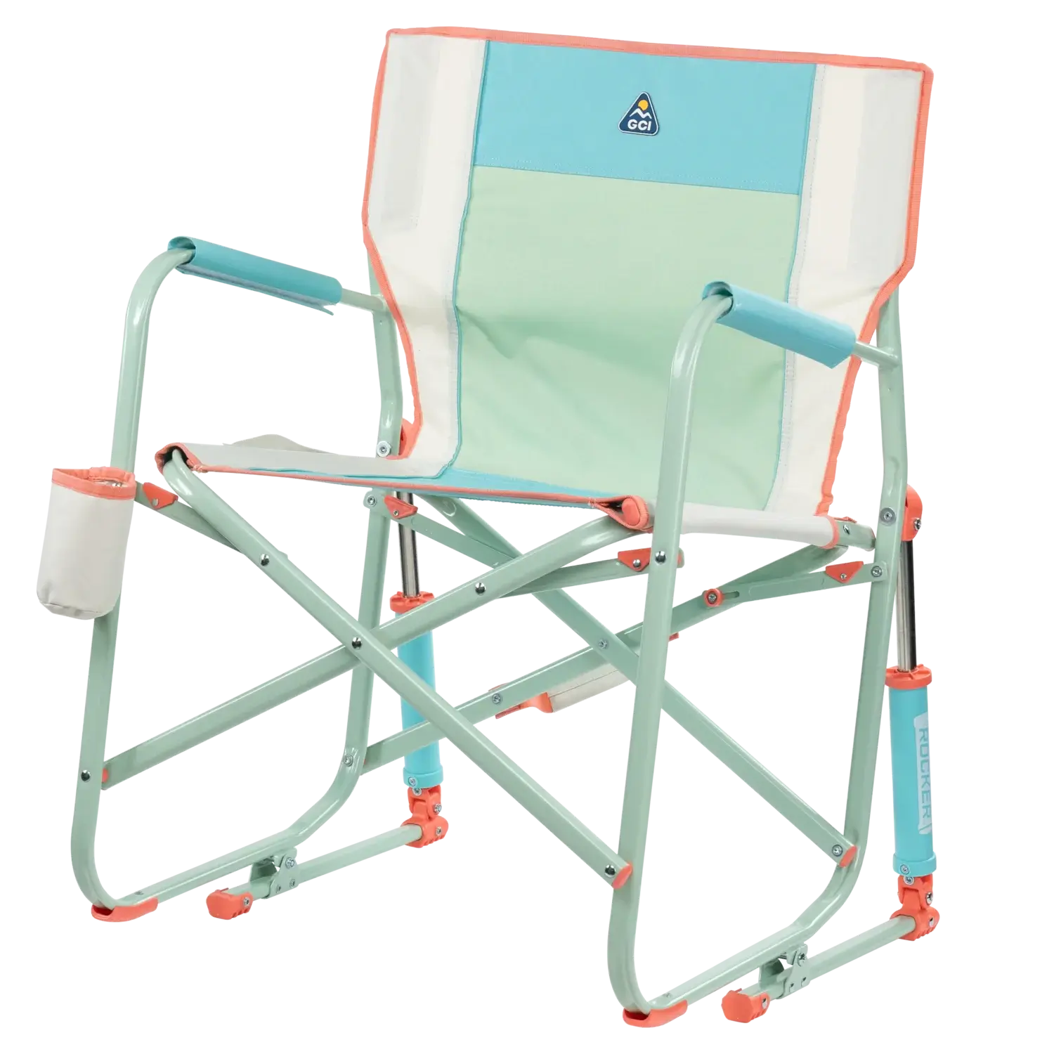 Smooth Motion Freestyle Rocker - Choice 711 - Patented Spring-Action Rocking Chair for Camping Detail