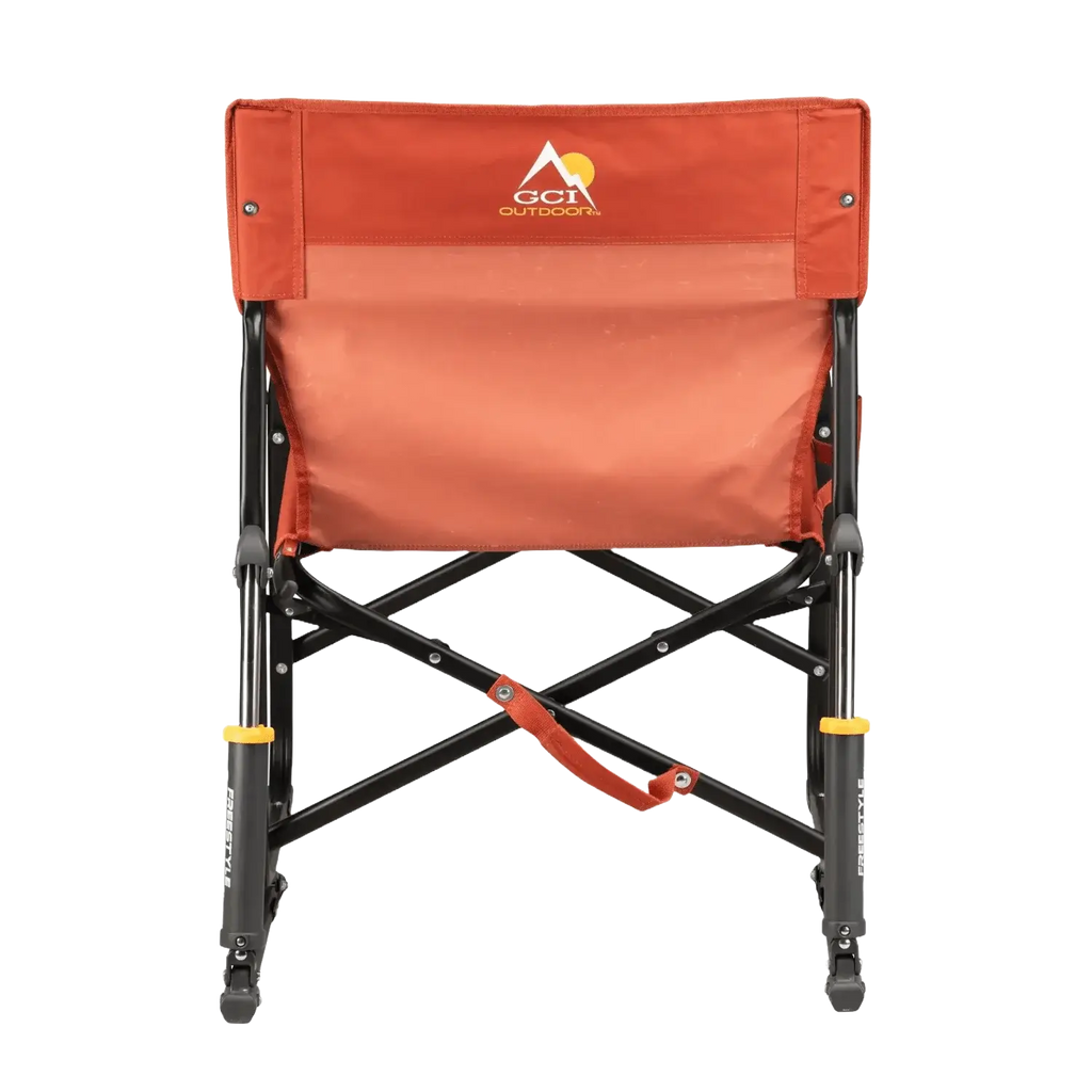 Smooth Motion Freestyle Rocker - Pumpkin Spice - Choice 373 - RoadTrip Rocker Smooth Motion Camp Chair Detail