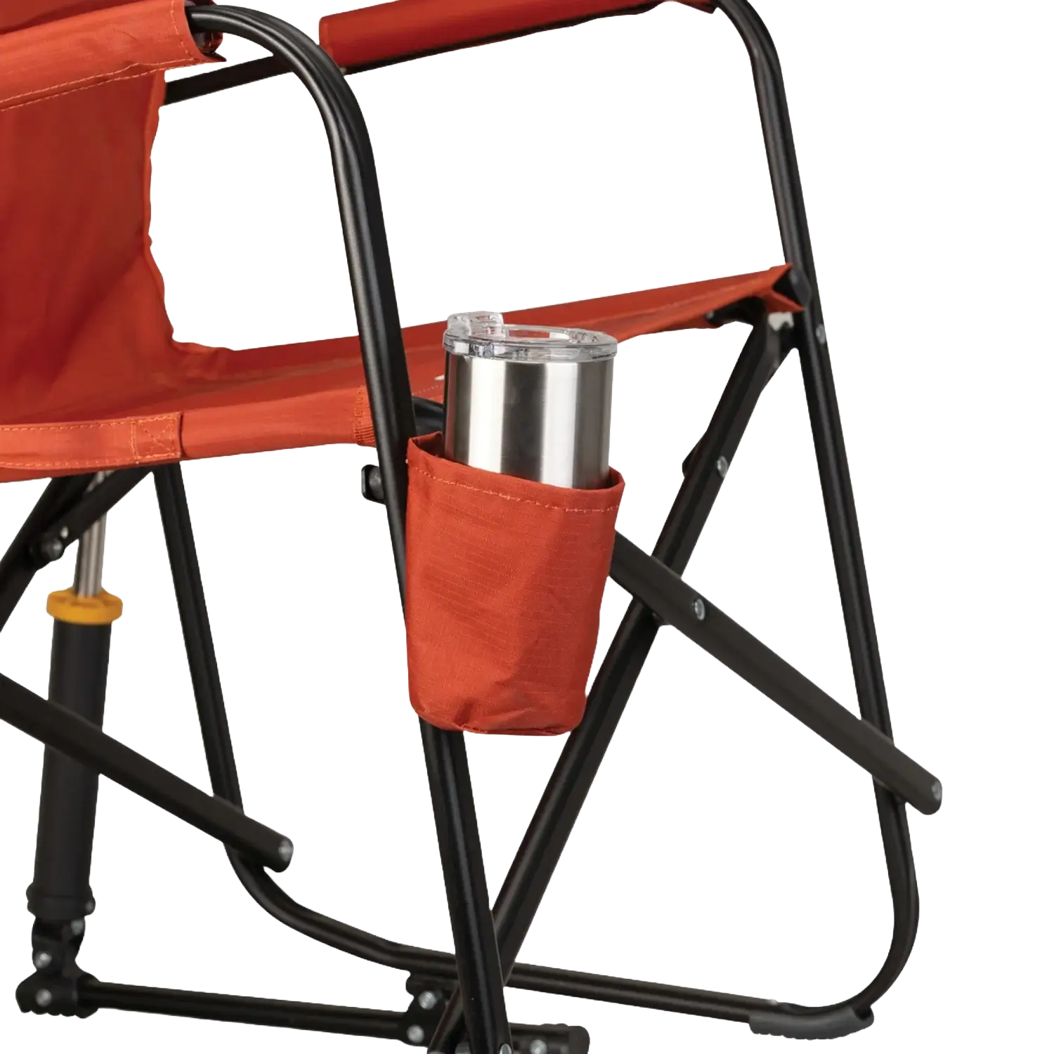 Smooth Motion Freestyle Rocker - Pumpkin Spice - Choice 373 - RoadTrip Rocker Smooth Motion Camp Chair Detail