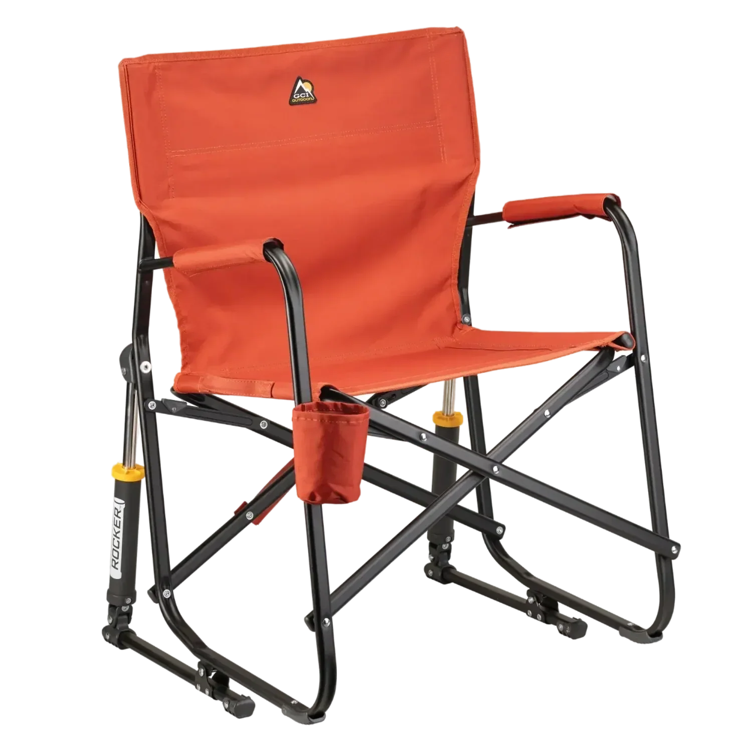 Smooth Motion Freestyle Rocker - Pumpkin Spice - Choice 373 - RoadTrip Rocker Smooth Motion Camp Chair - Pumpkin Spice