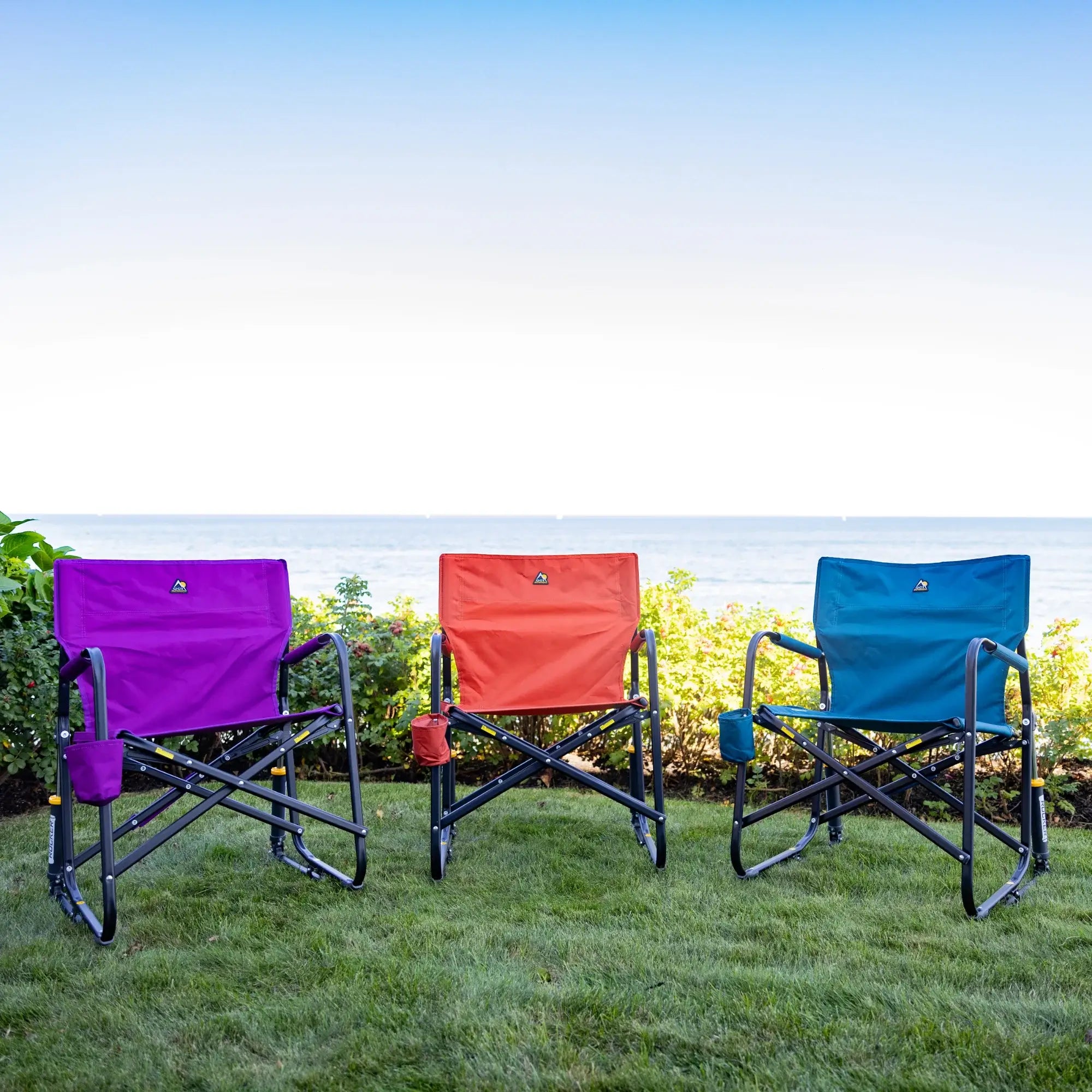 Smooth Motion Freestyle Rocker - Pumpkin Spice - Choice 373 - RoadTrip Rocker Smooth Motion Camp Chair Detail