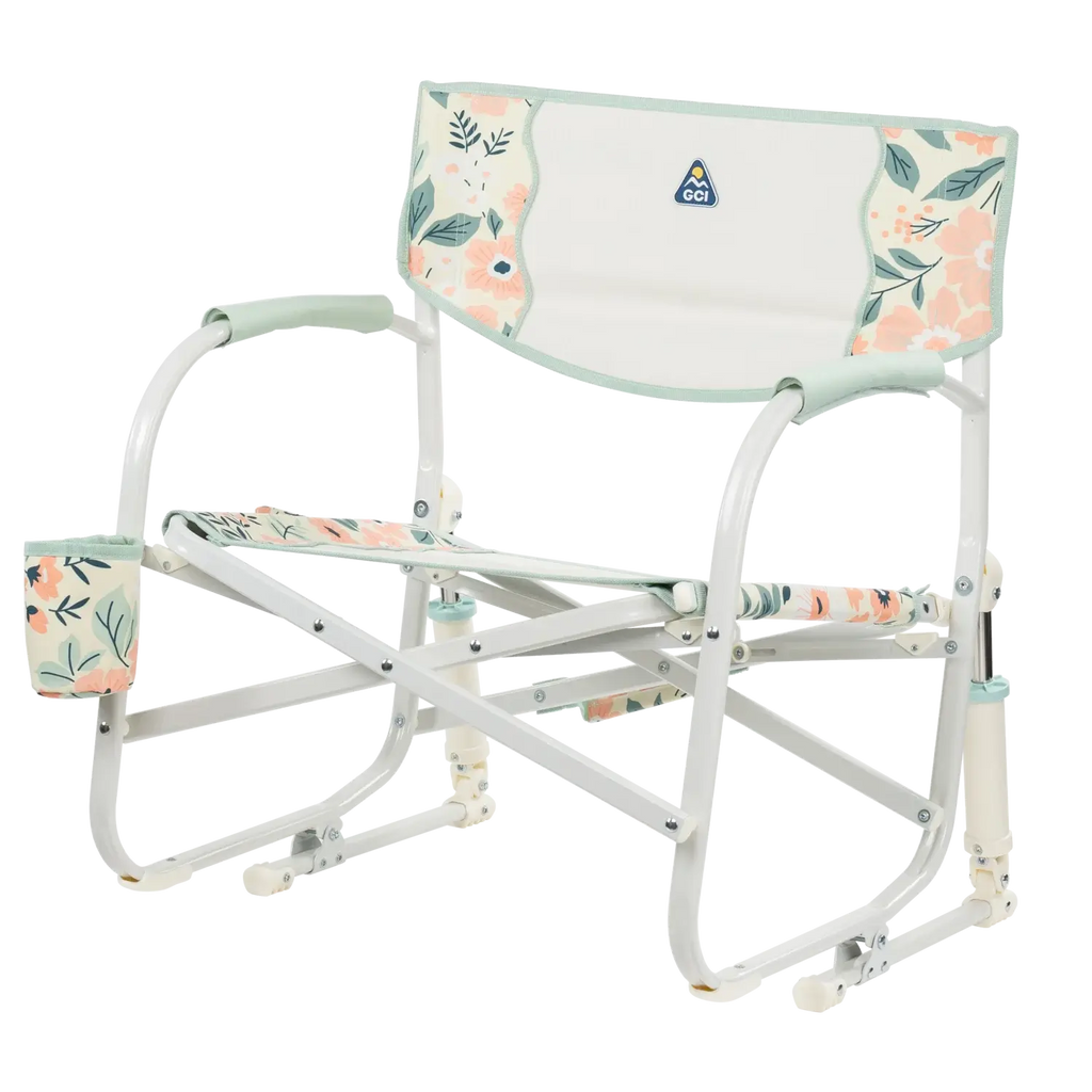 Premium All-Weather Grab & Go Rocker - Choice 551 - Patented Spring-Action Rocking Chair for Camping Detail