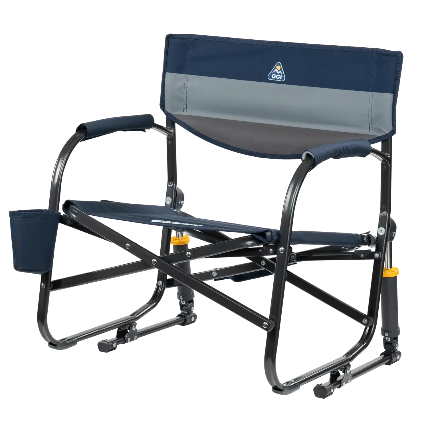 Premium All-Weather Grab & Go Rocker - Choice 551 - Patented Spring-Action Rocking Chair for Camping Detail
