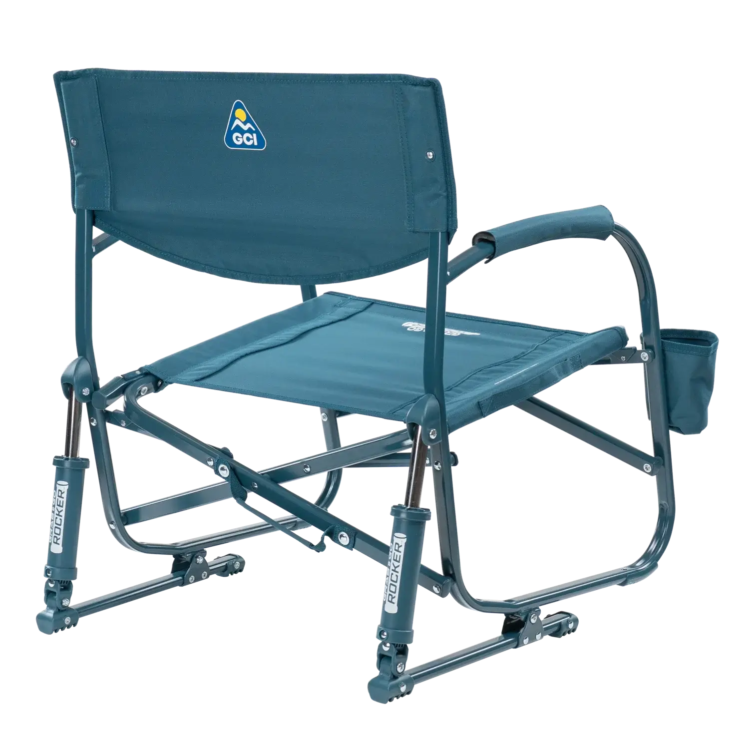 Premium All-Weather Grab & Go Rocker - Choice 551 - Patented Spring-Action Rocking Chair for Camping Detail