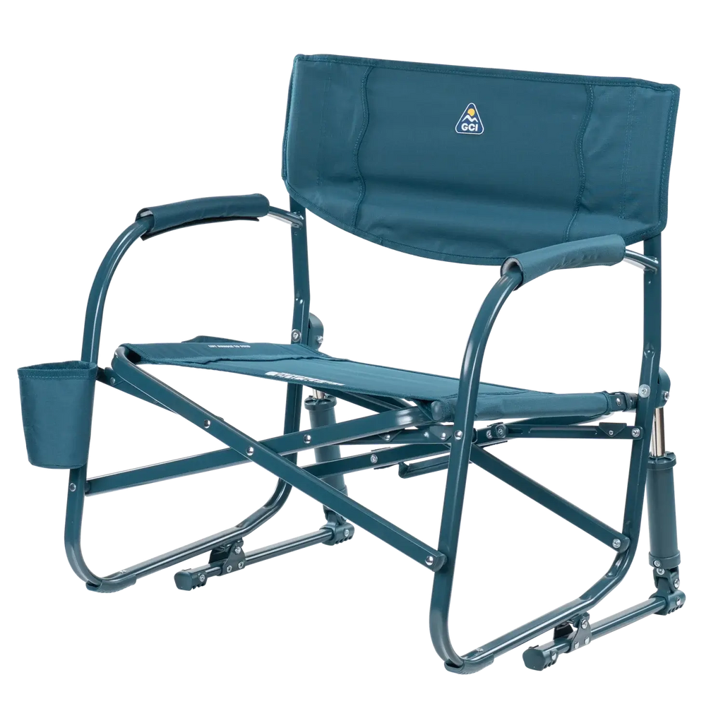 Premium All-Weather Grab & Go Rocker - Choice 551 - Patented Spring-Action Rocking Chair for Camping Detail