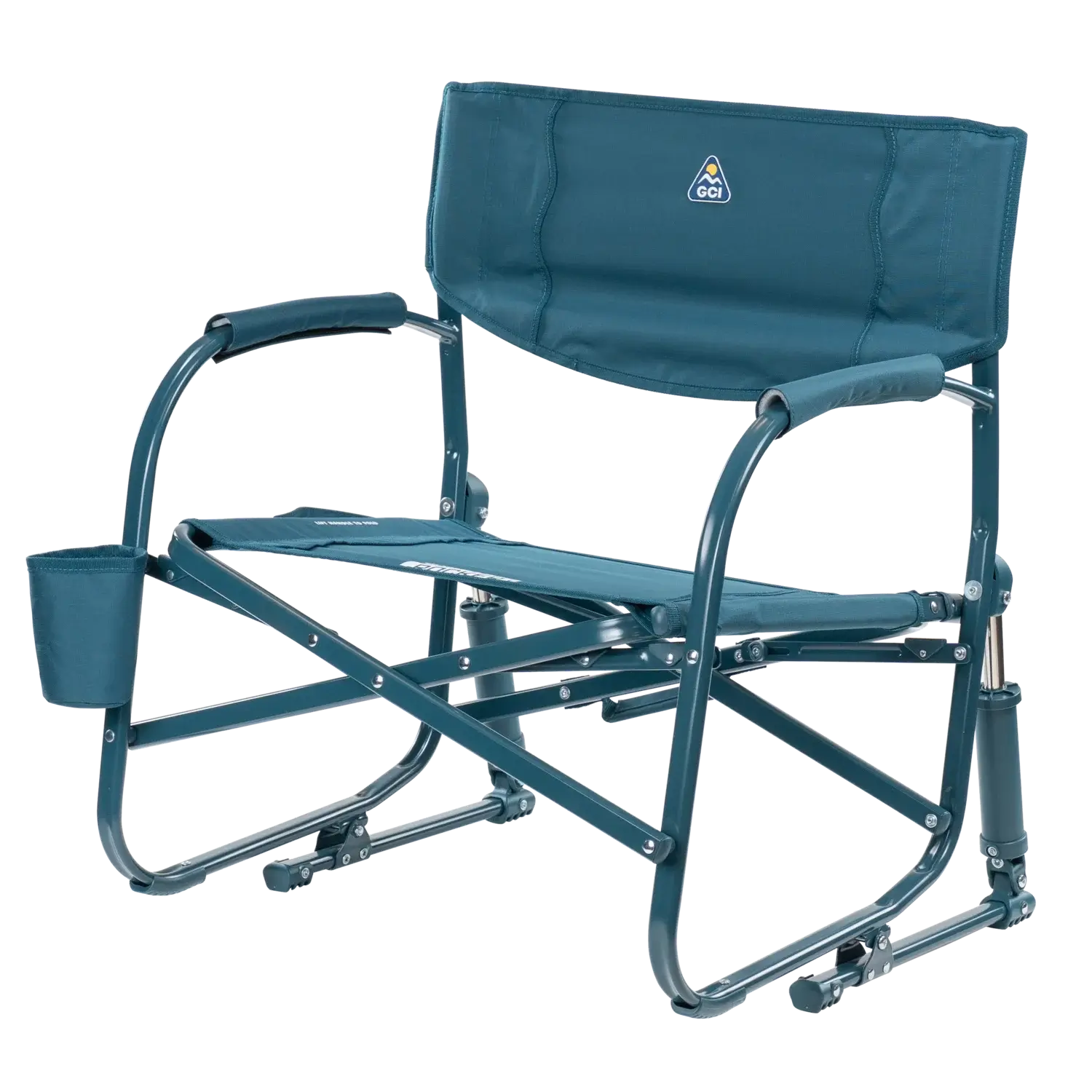Premium All-Weather Grab & Go Rocker - Choice 551 - Patented Spring-Action Rocking Chair for Camping Detail