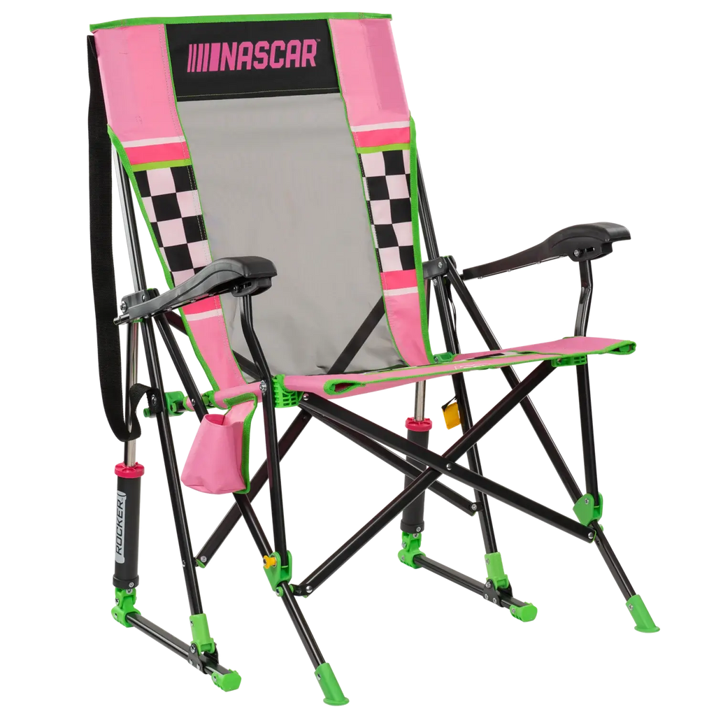 Patented Spring-Action RoadTrip Rocker - NASCAR For Her - Choice 560 - Patented Spring-Action Rocking Chair for Camping - Default Title