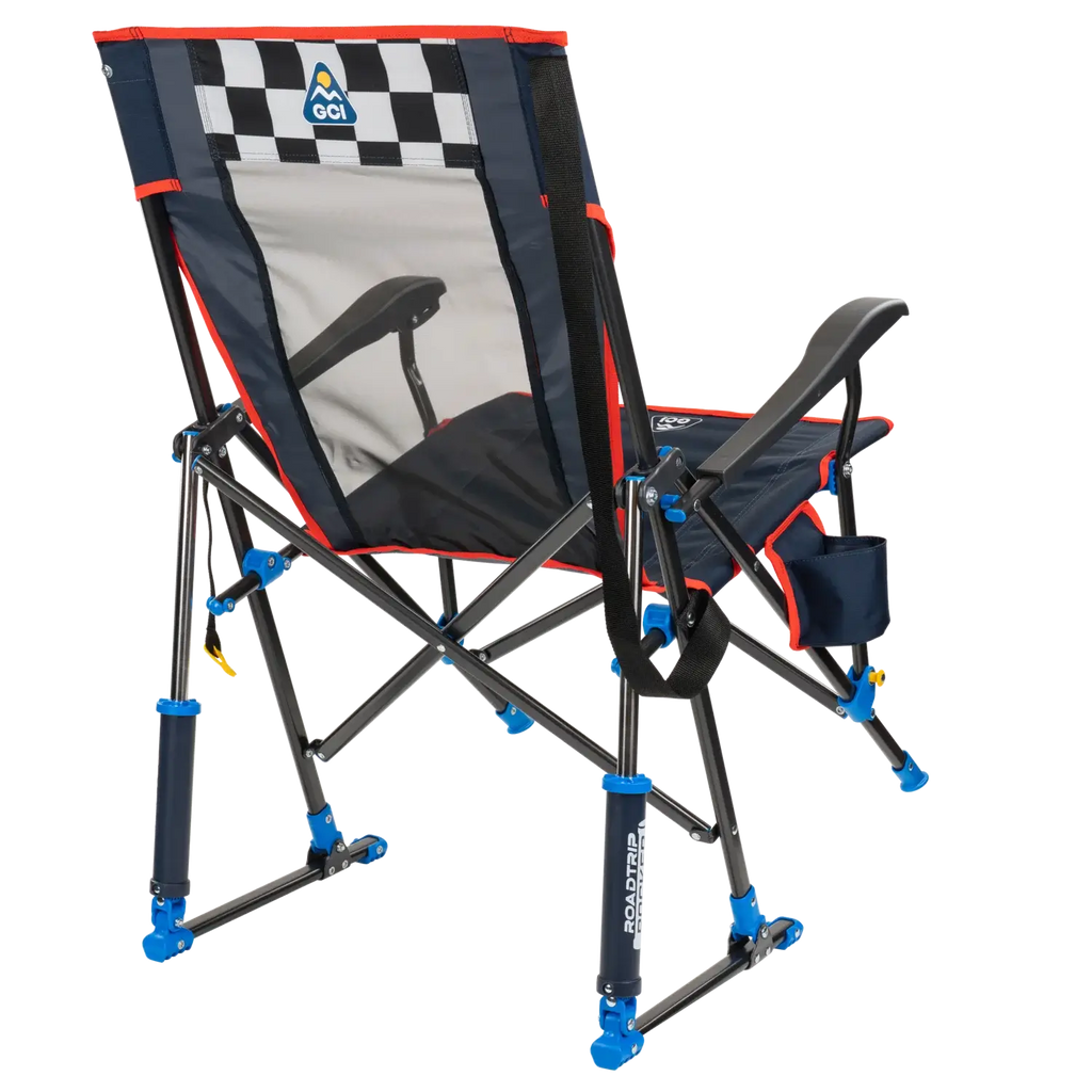 Smooth Motion RoadTrip Rocker - NASCAR For Him - Choice 453 - Freestyle Rocker Portable Outdoor Folding Chair Detail