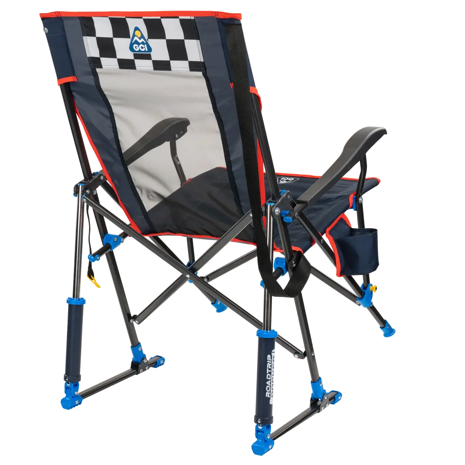 Smooth Motion RoadTrip Rocker - NASCAR For Him - Choice 453 - Freestyle Rocker Portable Outdoor Folding Chair Detail
