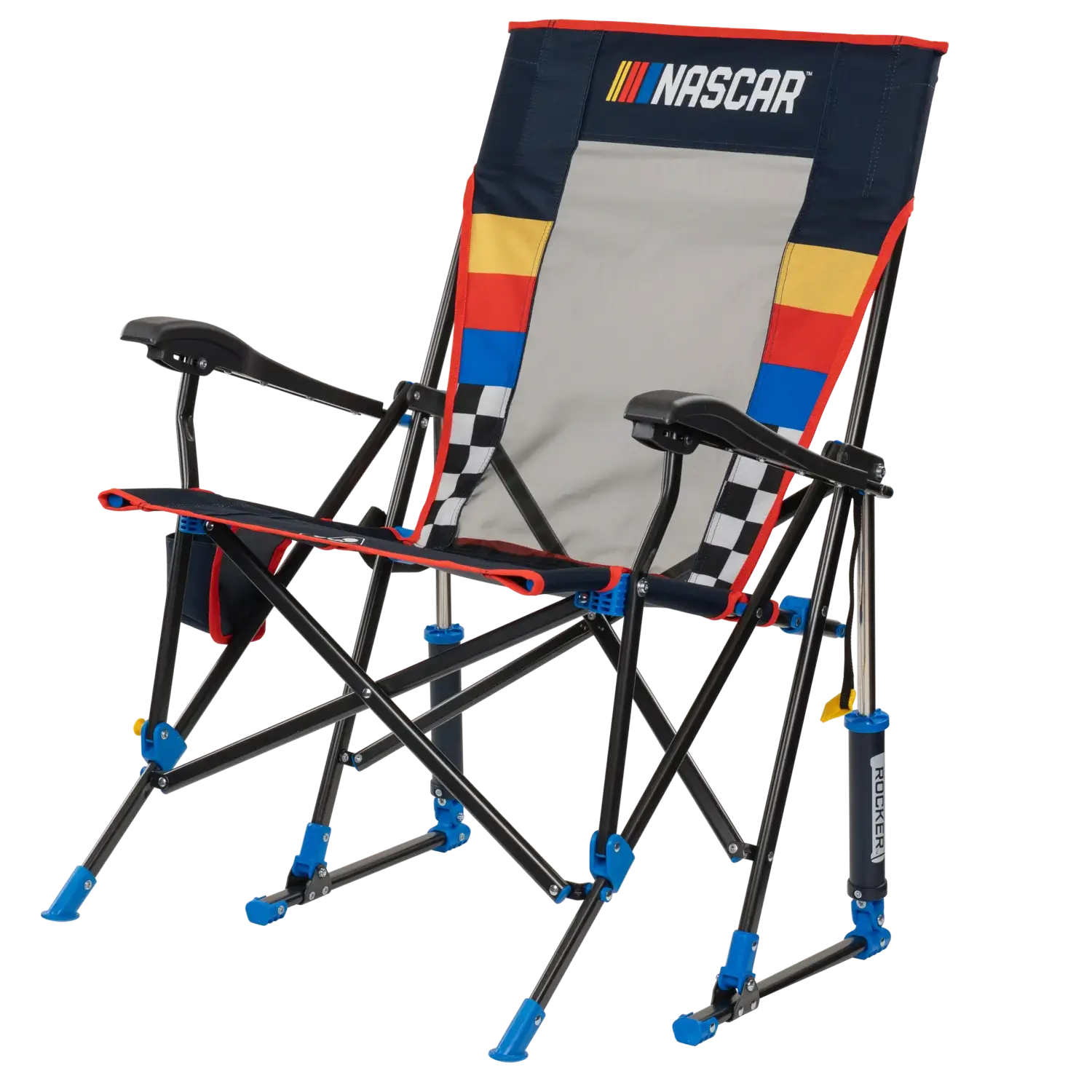 Smooth Motion RoadTrip Rocker - NASCAR For Him - Choice 453 - Freestyle Rocker Portable Outdoor Folding Chair Detail