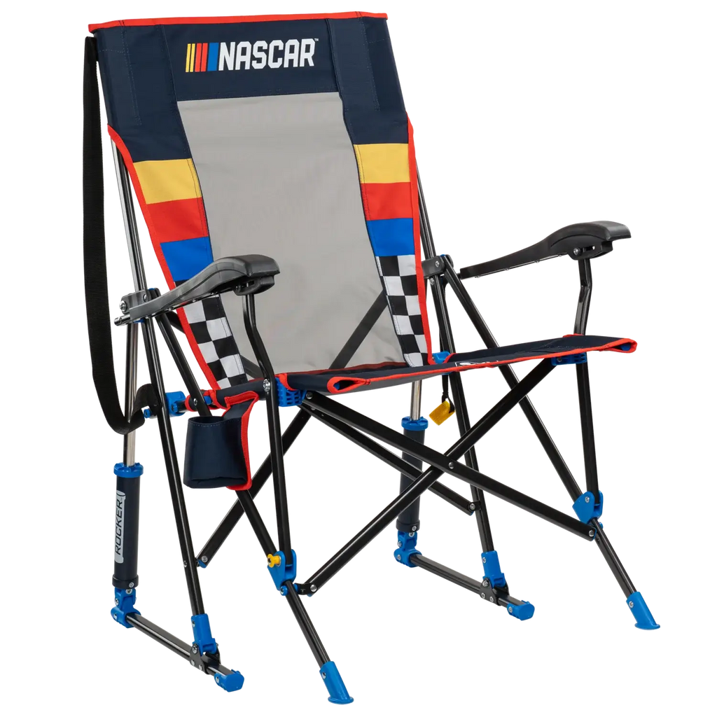 Smooth Motion RoadTrip Rocker - NASCAR For Him - Choice 453 - Freestyle Rocker Portable Outdoor Folding Chair - Default Title