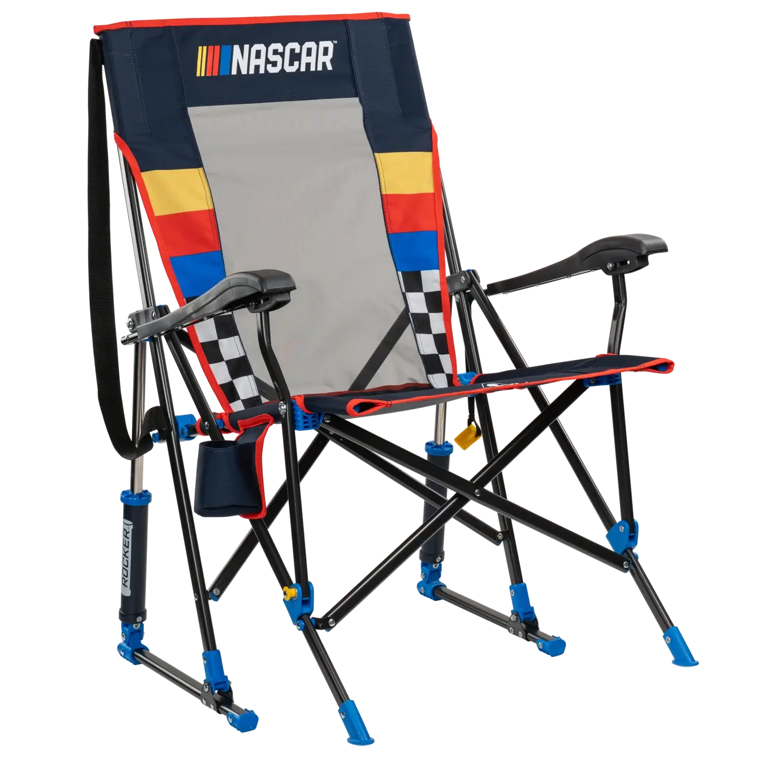 Smooth Motion RoadTrip Rocker - NASCAR For Him - Choice 453 - Freestyle Rocker Portable Outdoor Folding Chair - Default Title