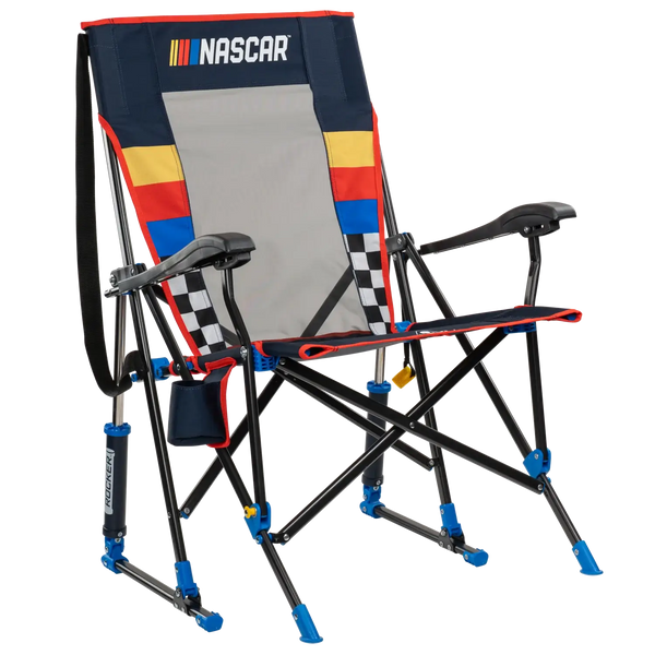 Smooth Motion RoadTrip Rocker - NASCAR For Him - Choice 453 - Freestyle Rocker Portable Outdoor Folding Chair - Default Title