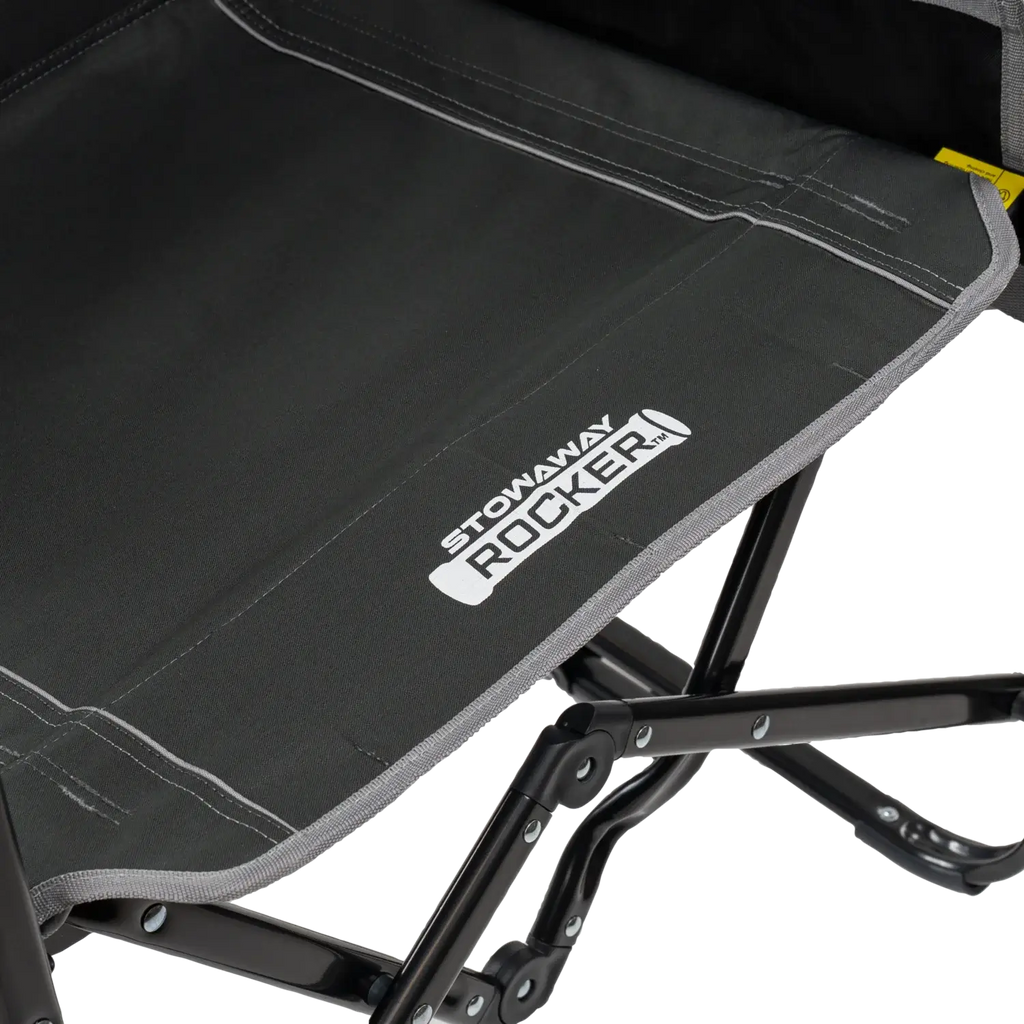 Heavy-Duty Freestyle Stowaway Rocker with Side Table - Choice 253 - Freestyle Rocker Portable Outdoor Folding Chair Detail