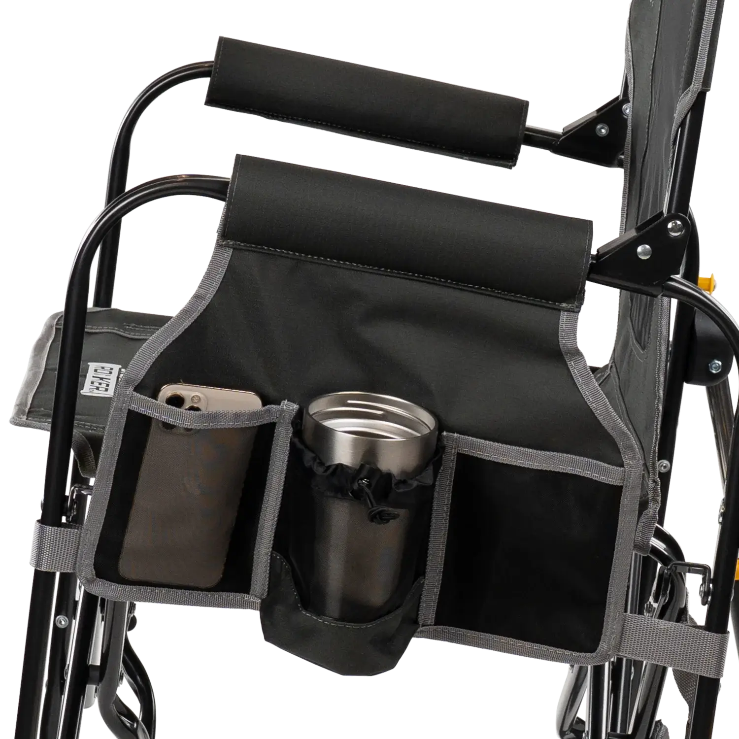 Heavy-Duty Freestyle Stowaway Rocker with Side Table - Choice 253 - Freestyle Rocker Portable Outdoor Folding Chair Detail