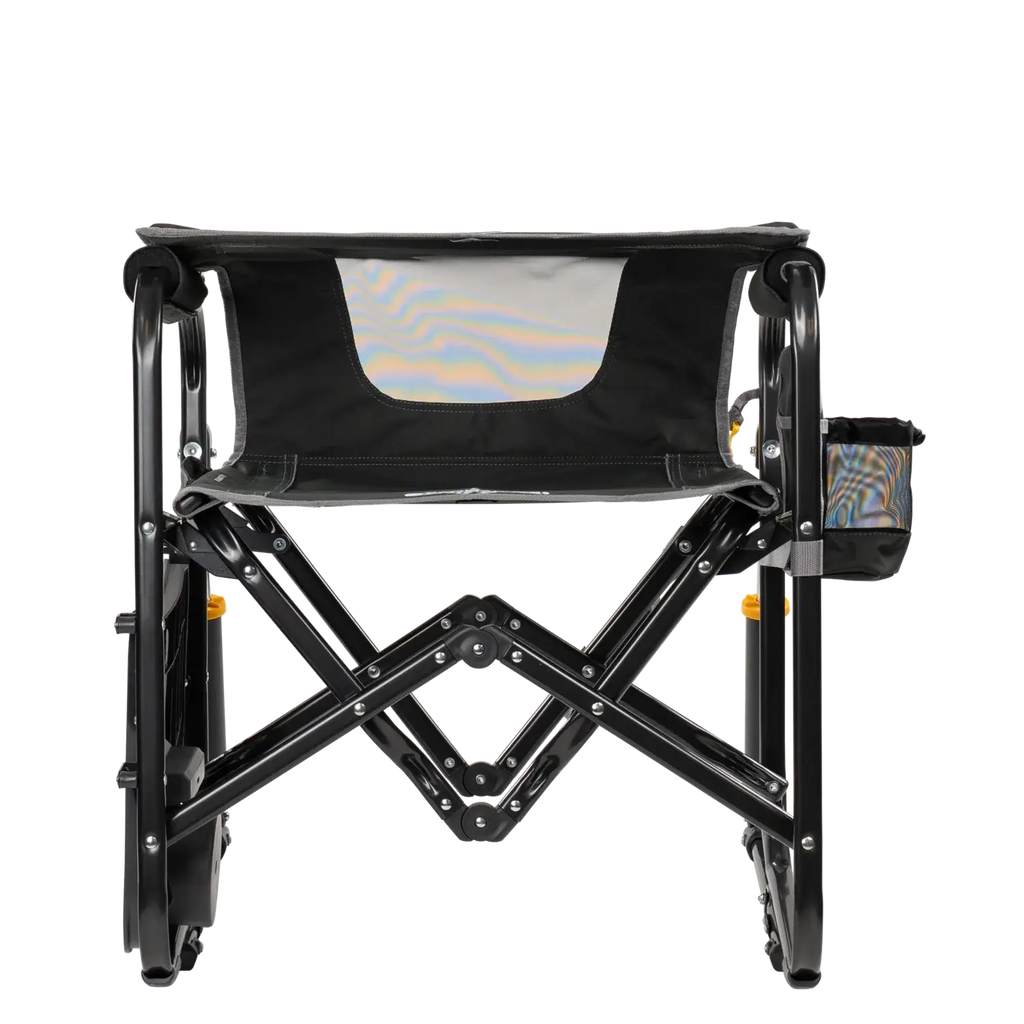 Heavy-Duty Freestyle Stowaway Rocker with Side Table - Choice 253 - Freestyle Rocker Portable Outdoor Folding Chair Detail