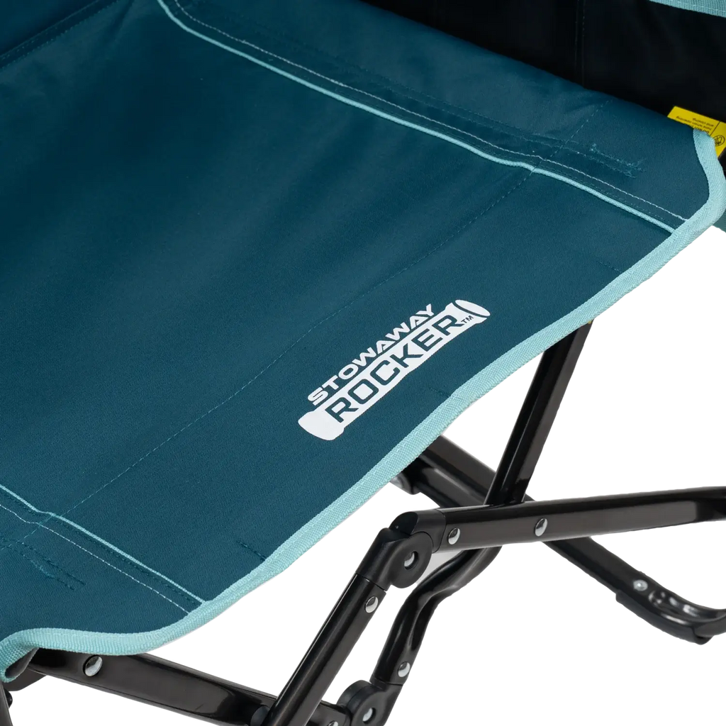 Heavy-Duty Freestyle Stowaway Rocker with Side Table - Choice 253 - Freestyle Rocker Portable Outdoor Folding Chair Detail