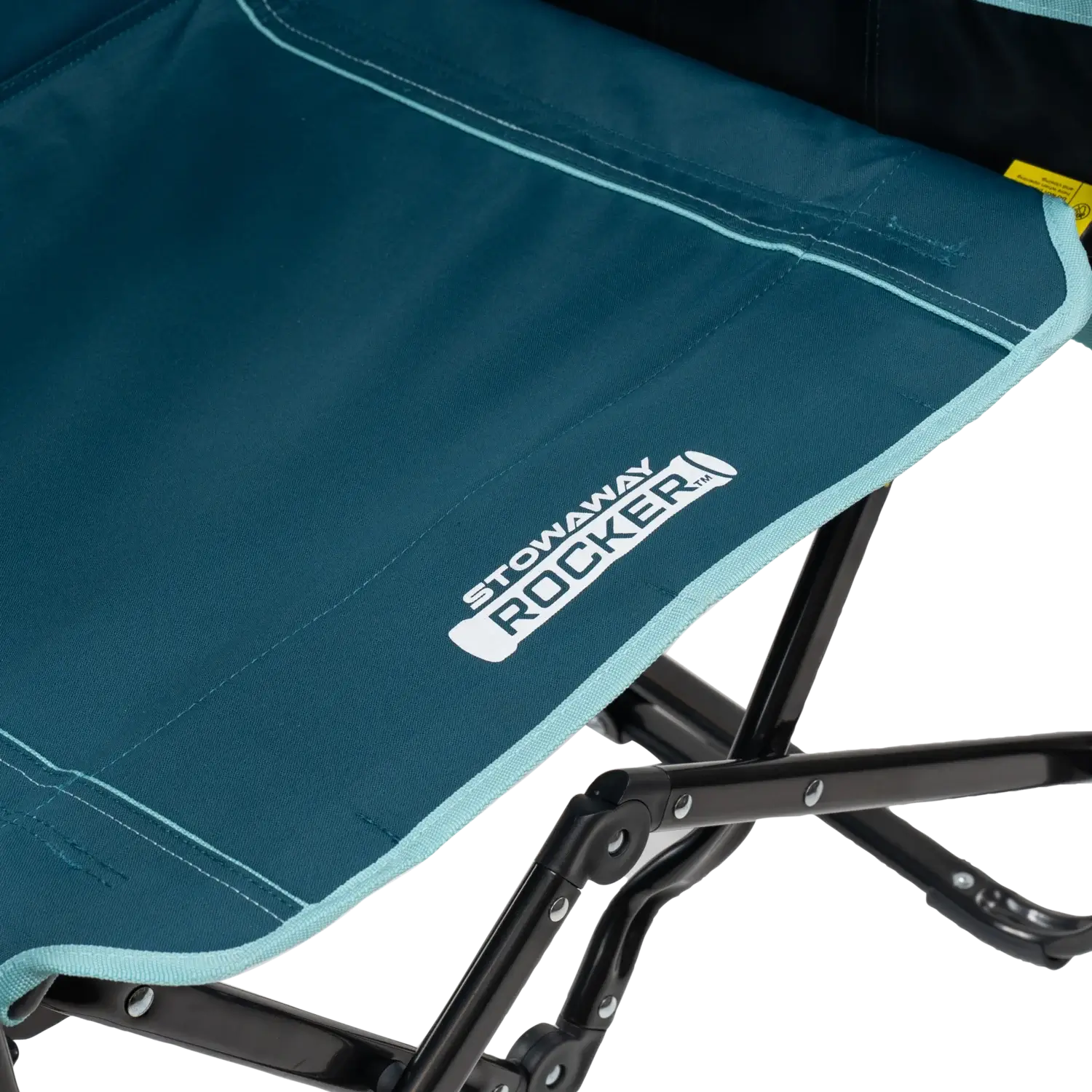 Heavy-Duty Freestyle Stowaway Rocker with Side Table - Choice 253 - Freestyle Rocker Portable Outdoor Folding Chair Detail