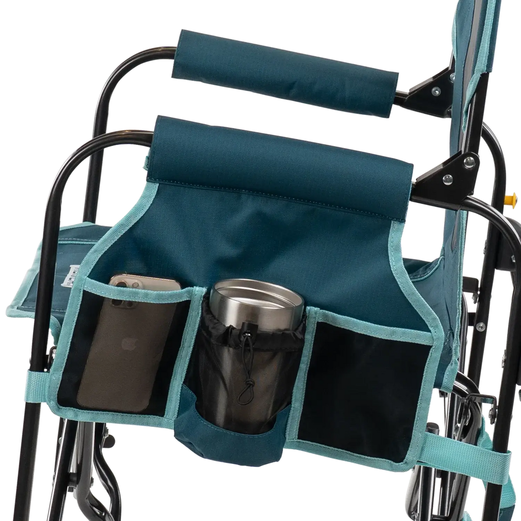 Heavy-Duty Freestyle Stowaway Rocker with Side Table - Choice 253 - Freestyle Rocker Portable Outdoor Folding Chair Detail