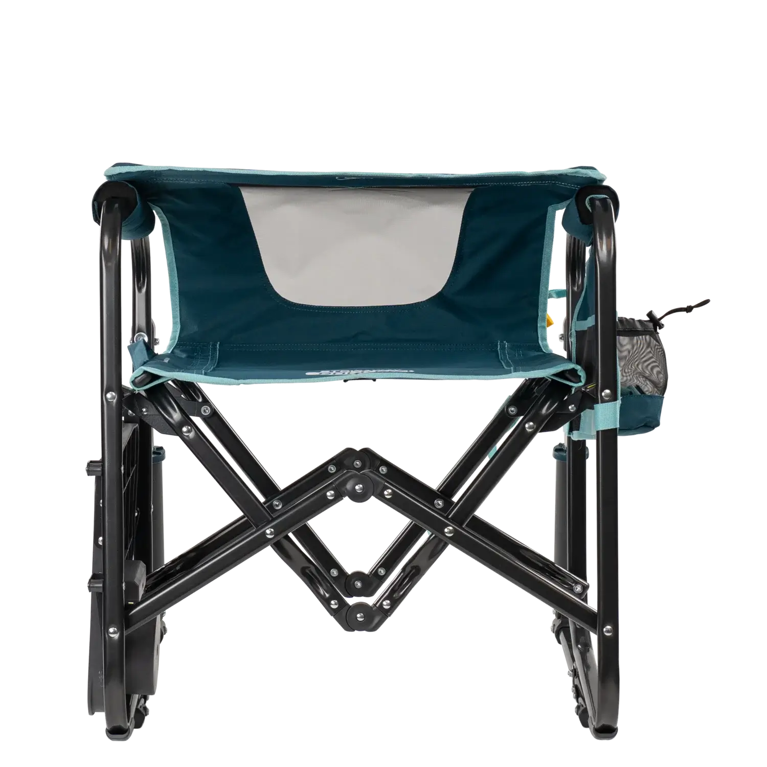 Heavy-Duty Freestyle Stowaway Rocker with Side Table - Choice 253 - Freestyle Rocker Portable Outdoor Folding Chair Detail