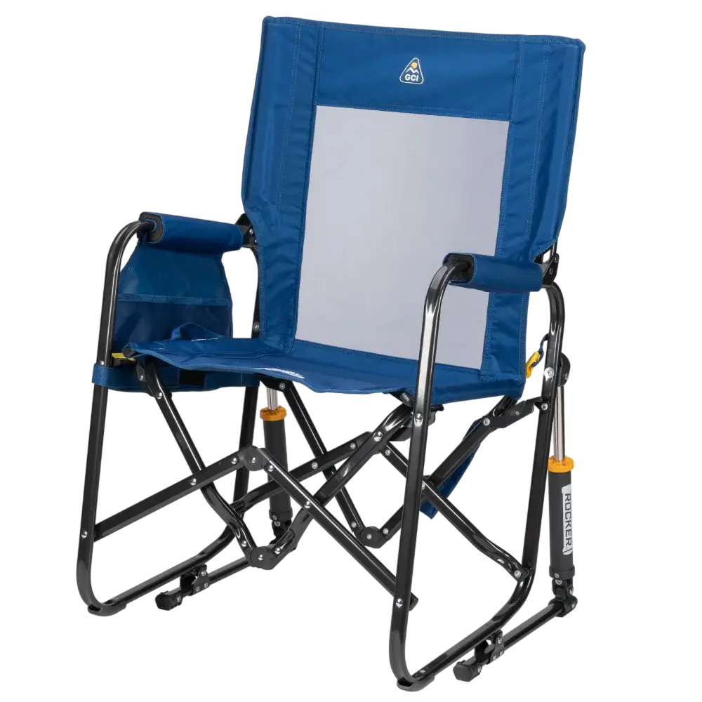 Luxury Camp Stowaway Rocker - Choice 794 - Patented Spring-Action Rocking Chair for Camping Detail