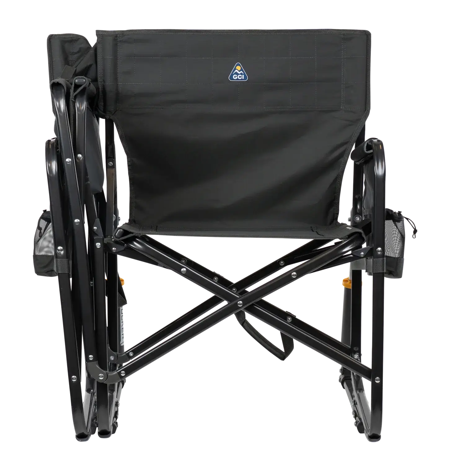 Smooth Motion Tandem Rocker - Choice 227 - Heavy-Duty Kickback Rocker with Beverage Holder Detail