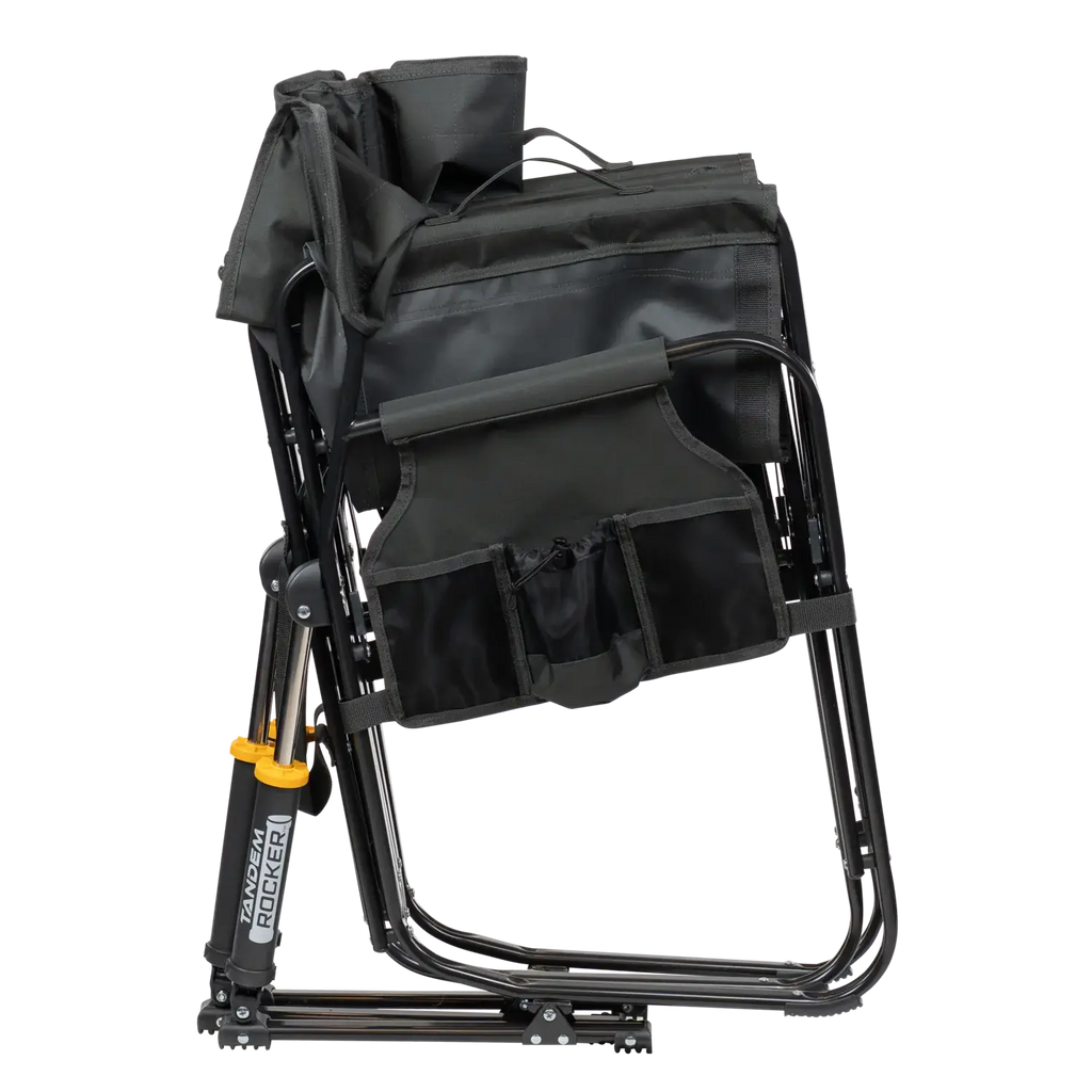 Smooth Motion Tandem Rocker - Choice 227 - Heavy-Duty Kickback Rocker with Beverage Holder Detail