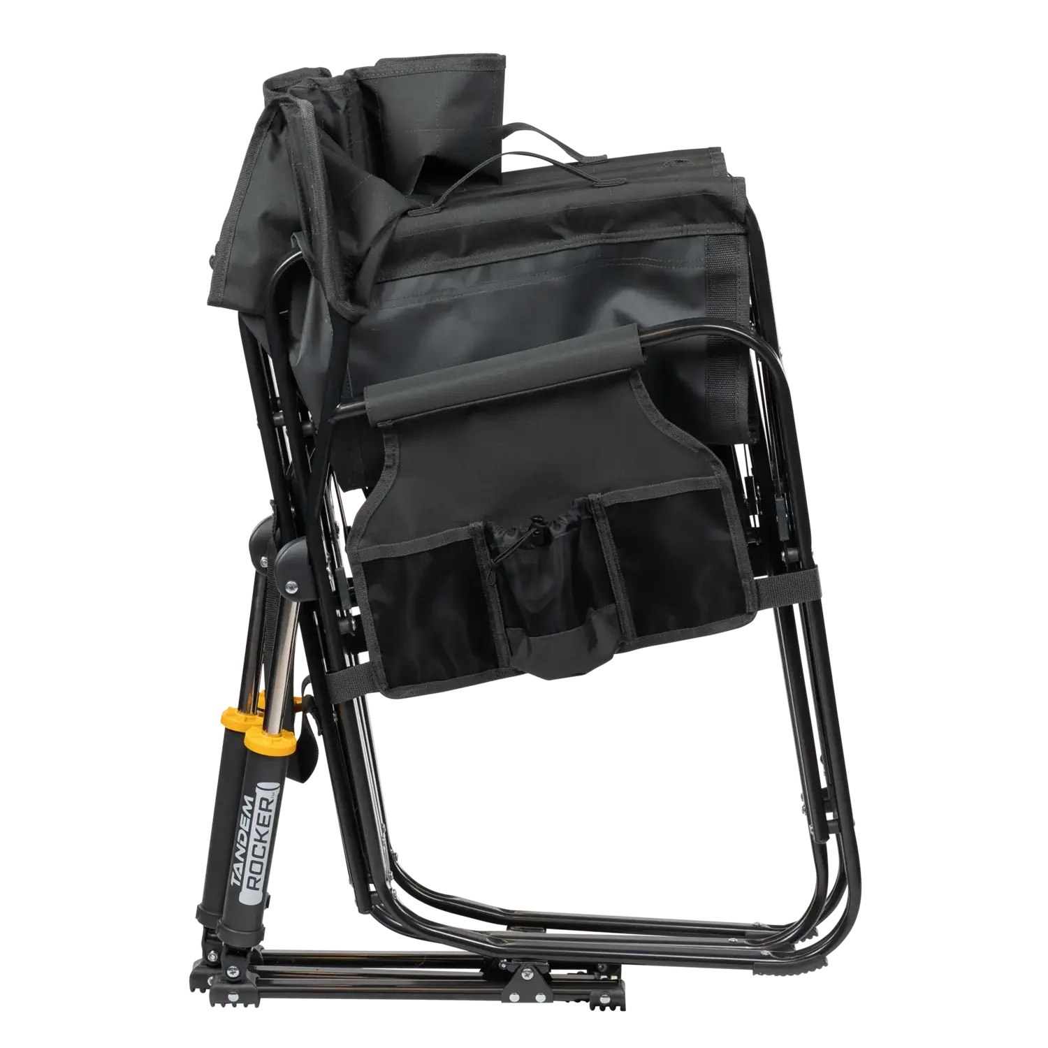 Smooth Motion Tandem Rocker - Choice 227 - Heavy-Duty Kickback Rocker with Beverage Holder Detail