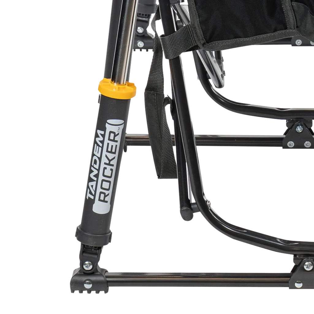Smooth Motion Tandem Rocker - Choice 227 - Heavy-Duty Kickback Rocker with Beverage Holder Detail
